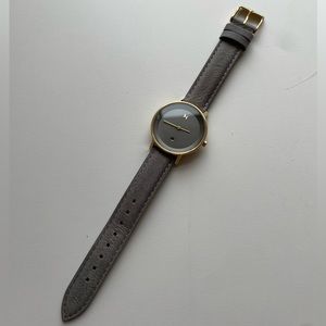 MVMT small watch, leather band